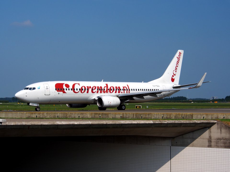 CS-TQU Corendon Dutch Airlines Boeing 737-8K2(WL) - cn 30646 pic1
