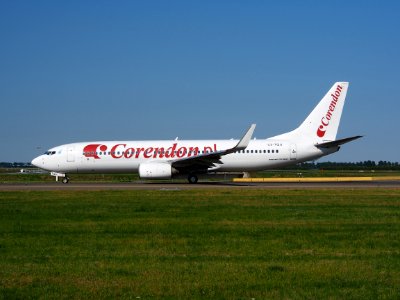 CS-TQU Corendon Dutch Airlines Boeing 737-8K2(WL) - cn 30646, taxiing 21july2013 pic-005