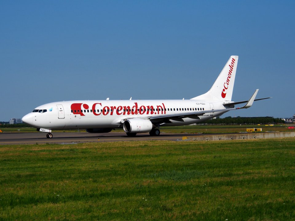 CS-TQU Corendon Dutch Airlines Boeing 737-8K2(WL) - cn 30646, taxiing 21july2013 pic-004
