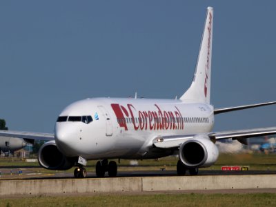 CS-TQU Corendon Dutch Airlines Boeing 737-8K2(WL) - cn 30646, taxiing 21july2013 pic-002