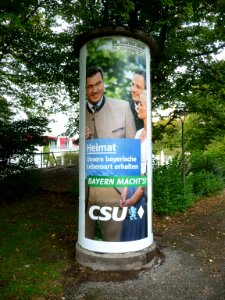 CSU-Plakat mit Soeder