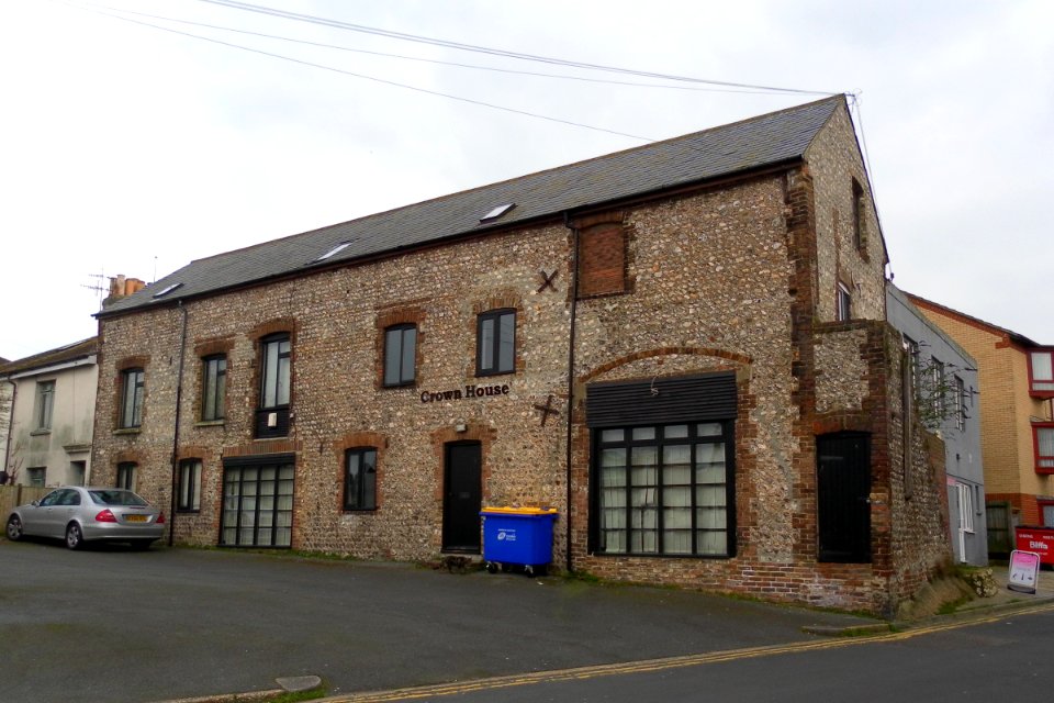 Crown House (formerly Crown Works), Crown Road, Portslade (February 2013)