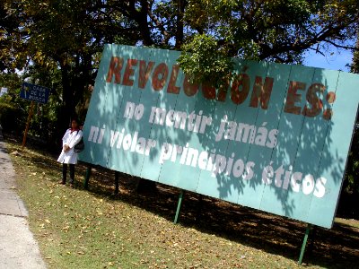 Cuba affiche La révolution c'est