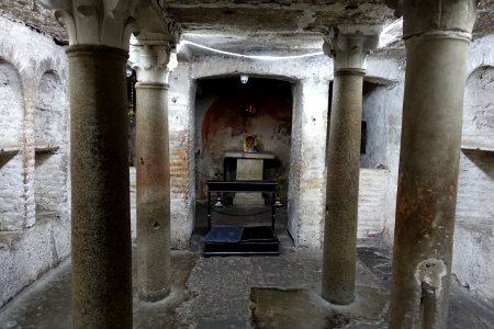 Crypt of Adrian - Santa Maria in Cosmedin - Rome, Italy - DSC00548