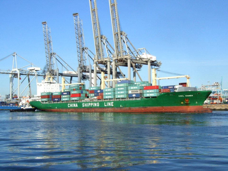 CSCL Xiamen p3 Port of Rotterdam 21-Feb-2005