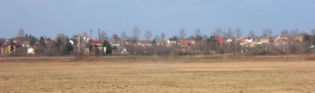 Csoma, a falu látképe