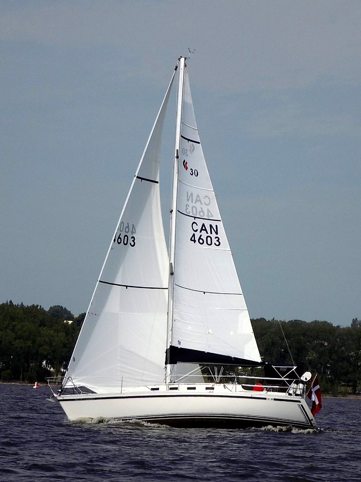 CS 30 sailboat Shanti 3058