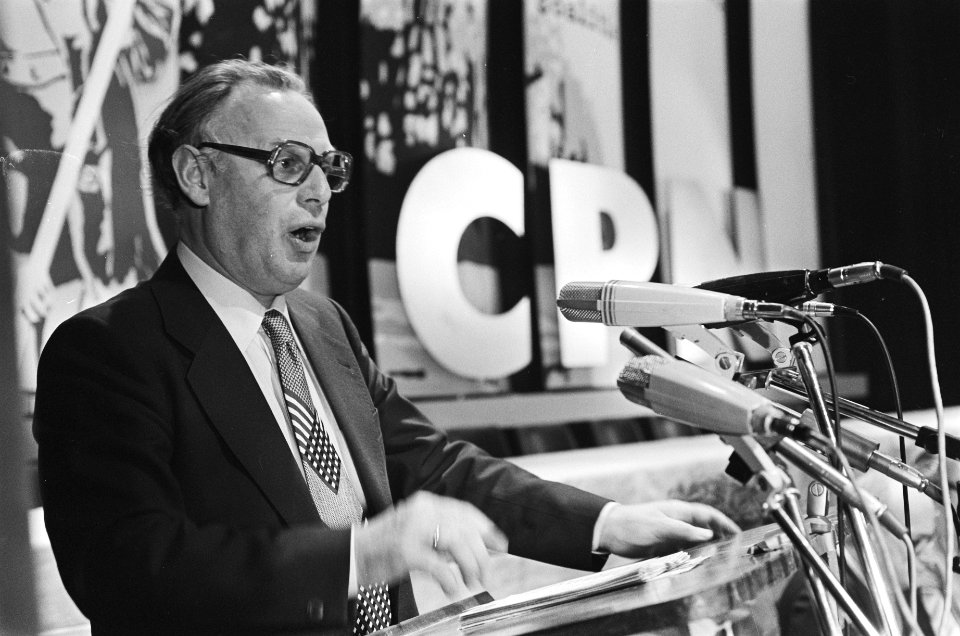 CPN-congres in Amsterdam Henk Hoekstra aan het woord, Bestanddeelnr 929-5348