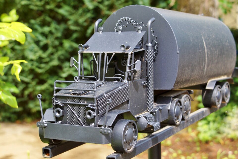 Blacksmithing post mail box metal