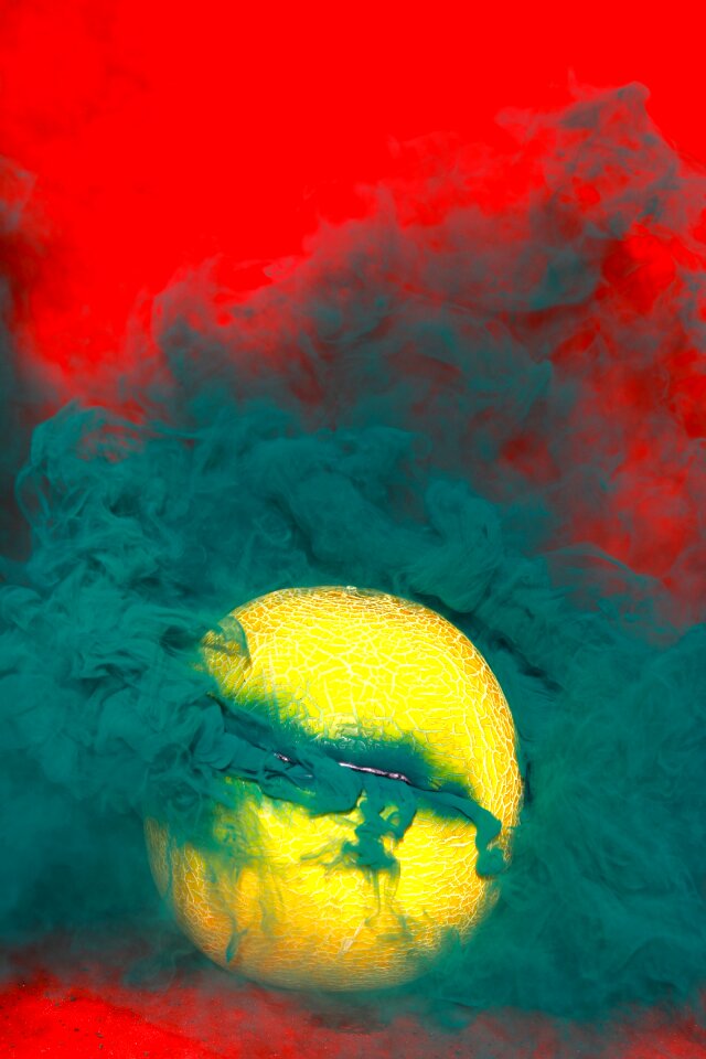 Honey melon fruit smoke