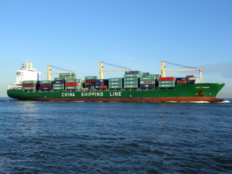 CSCL Xiamen p2 Port of Rotterdam 21-Feb-2005
