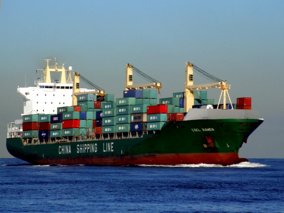 CSCL Xiamen p1 Port of Rotterdam 21-Feb-2005