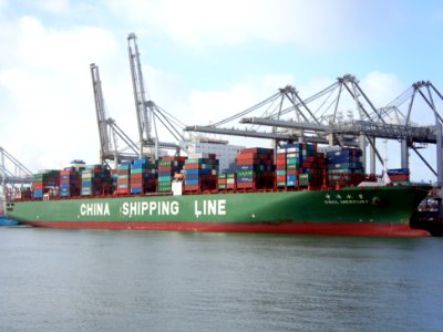 CSCL Mercury, IMO 9467275, Amazonehaven, Port of rotterdam, pic2