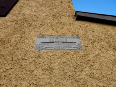 Crémieu - Rue de la Loi - Plaque de cocher