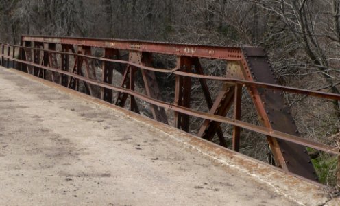 Coyote Road x Delaware River bridge W truss from deck 1