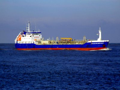 Crystalwater IMO 9148843 approaching Port of Rotterdam, Holland 25-Jan-2007