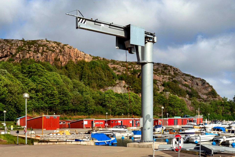 Crane in Rixö Marina 4