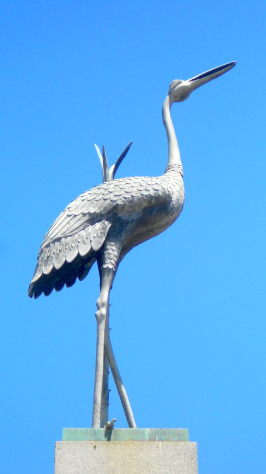 Crane atop Temperance Fountain Wash DC