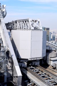 Crane at top of Roppongi Hills Mori Tower, presumably for window cleaning (file 2)