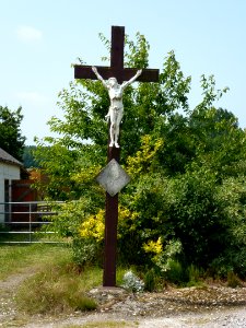 Coyecques (Pas-de-Calais) croix de chemin