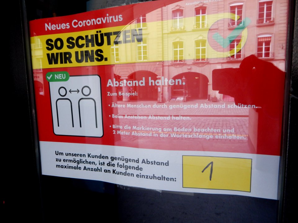 COVID-19 open Shop in Bern 1