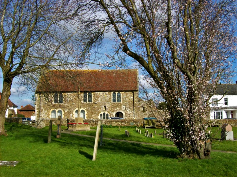 Court Hall from churchyard, Winchelsea