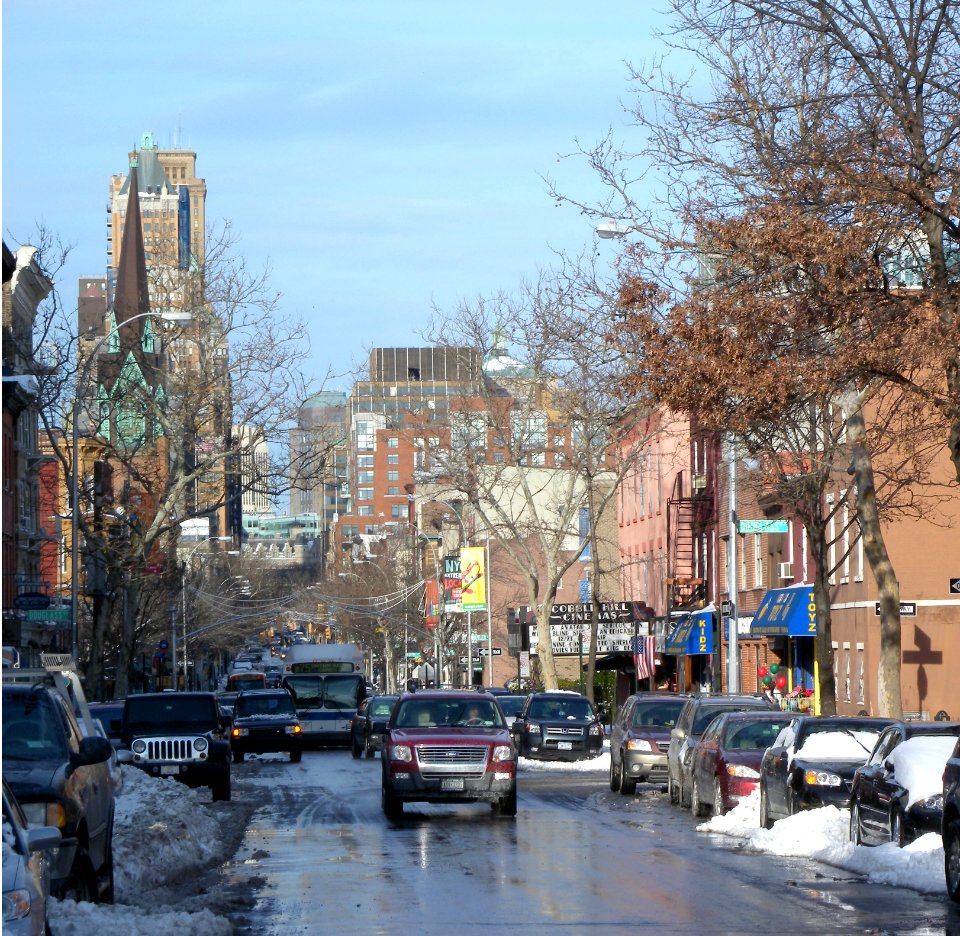 Court deGraw snow Cobble Hill jeh