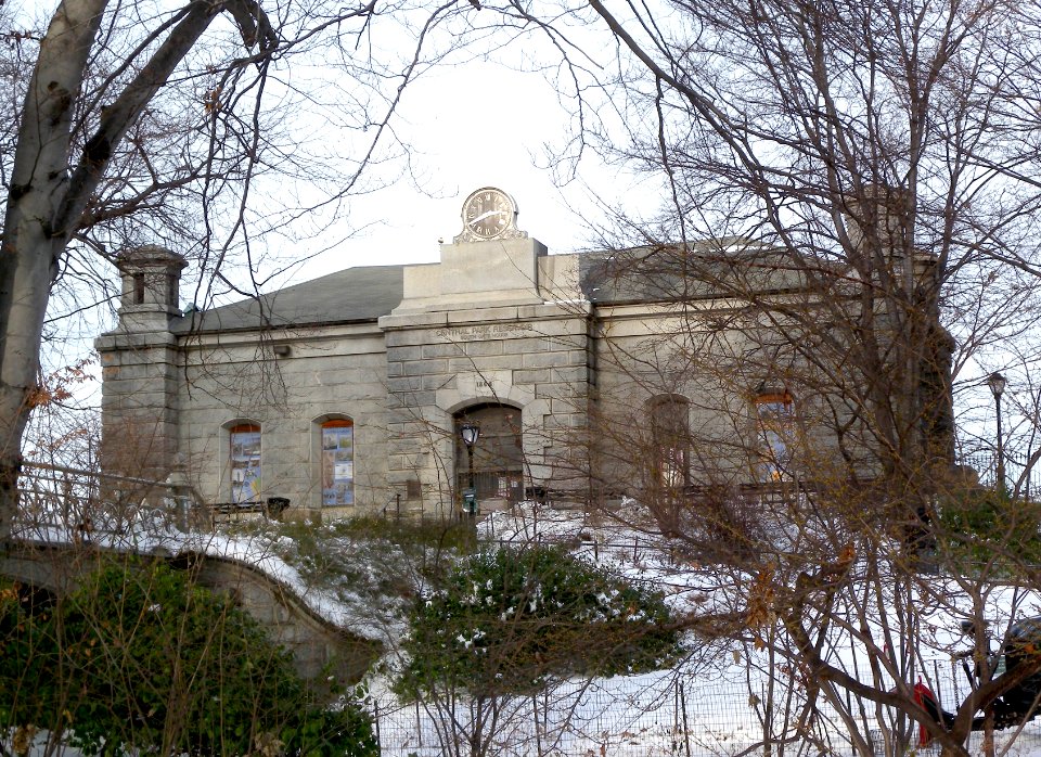 CP reservoir gatehouse snow jeh