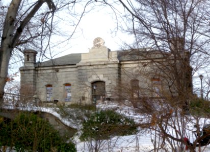 CP reservoir gatehouse snow jeh
