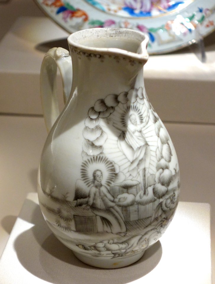 Cream jug for European market, China, c. 1745, porcelain - Chazen Museum of Art - DSC02296