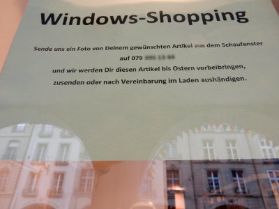 COVID-19 Closed Shop in Bern 6