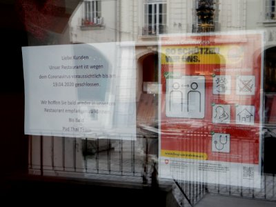 COVID-19 Closed Shop in Bern 4