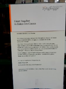 COVID-19 Closed Shop in Bern 13