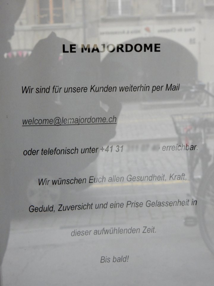 COVID-19 Closed Shop in Bern 5