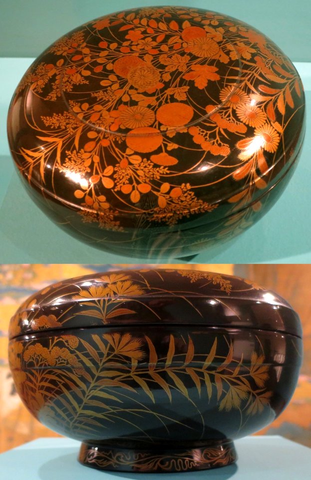 Covered box from Japan, Momoyama period, 1573-1615, Honolulu Museum of Art 4842.1
