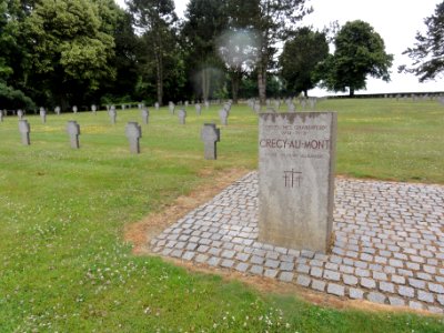 Crécy-au-Mont (Aisne) necropole nationale, cimetière allemand (02)
