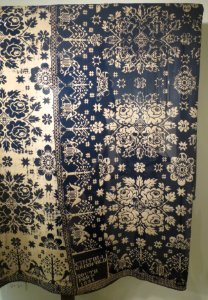 Coverlet from the United States, probably Southport, Connecticut, 1835, Honolulu Museum of Art