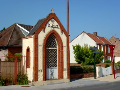 Courcelles-lès-Lens (Pas-de-Calais, Fr) oratoire N.D. de Lourdes