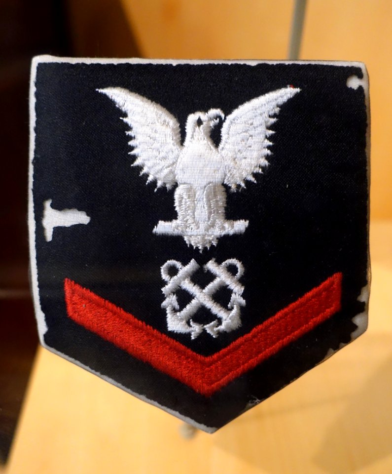 Coxswain rating badge, United States Navy, 1943 - National Museum of American History - DSC00061