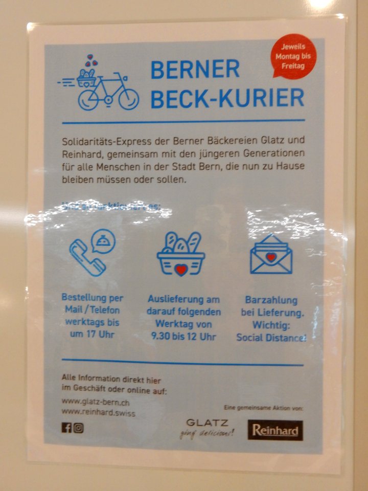 COVID-19 Shopinfo in Bern