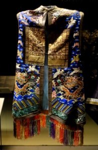 Court clothing with mandarin square, China, view 1 - Museu do Oriente - Lisbon, Portugal - DSC06974
