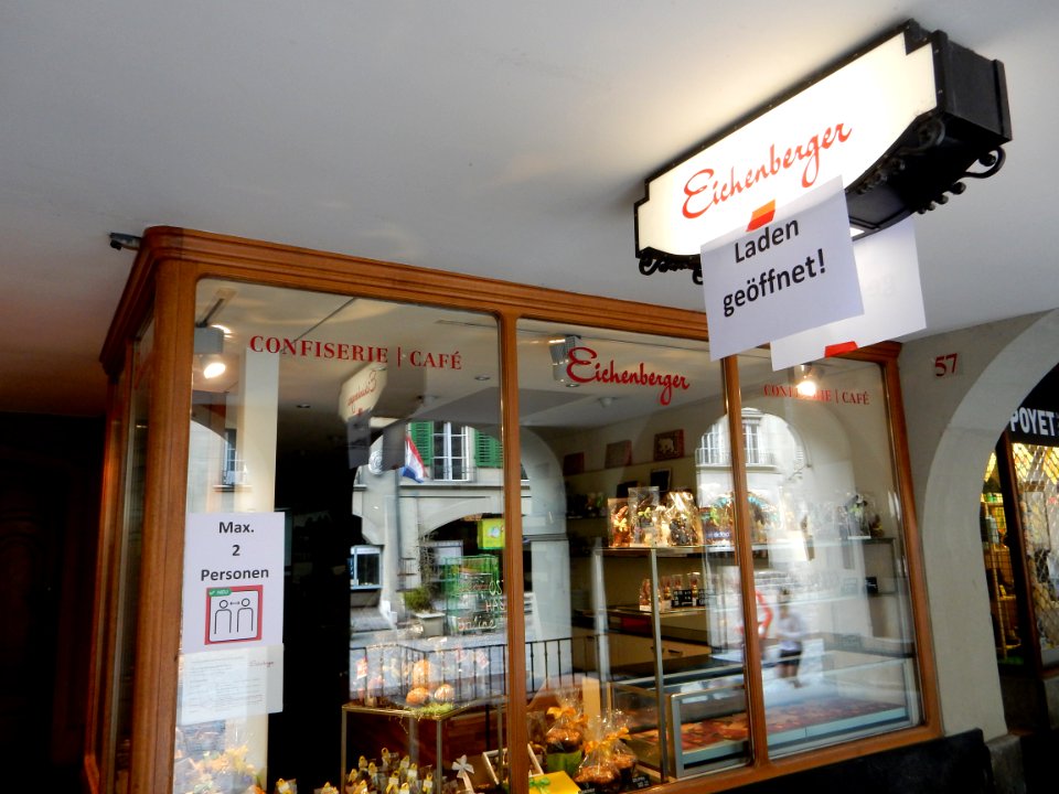 COVID-19 open Shop in Bern 2