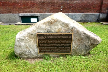 Court House Grounds and Park memorial - St. Johnsbury, Vermont - DSC04137