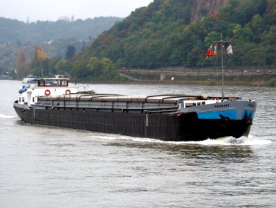Courage, ENI 02311152 on the Rhine river at Koblenz, pic2