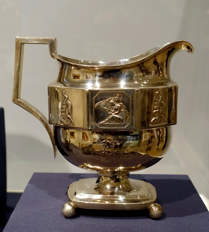 Creamer by Hugh Wishart, c. 1815, silver - Dallas Museum of Art - DSC04776