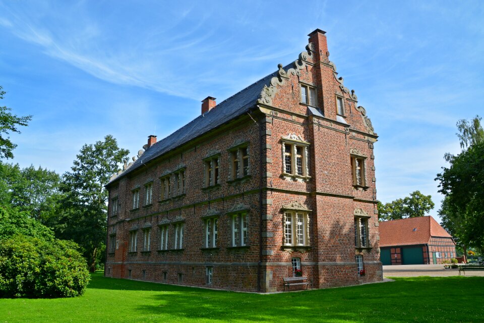 Historically old building facade