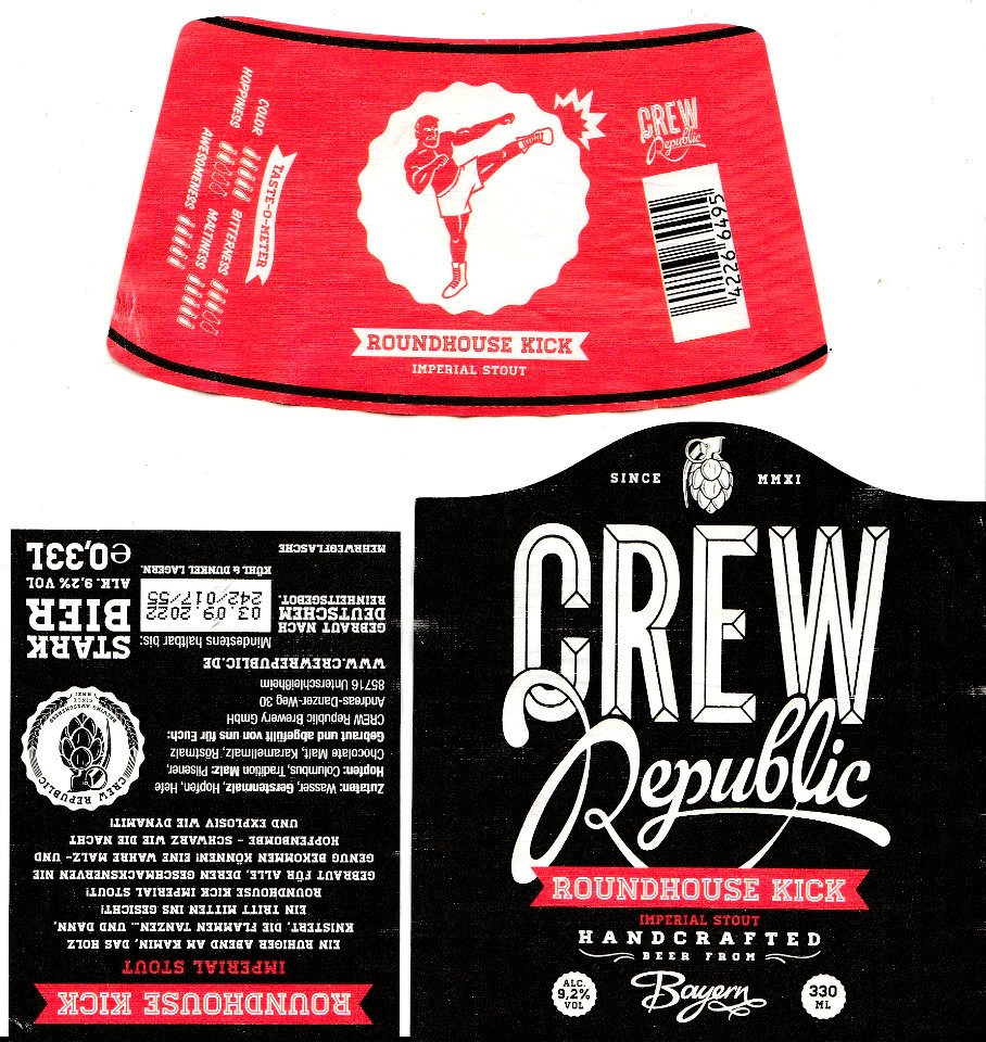 Crew Republic Brewery GmbH - Roundhouse Kick - Imperial Stout