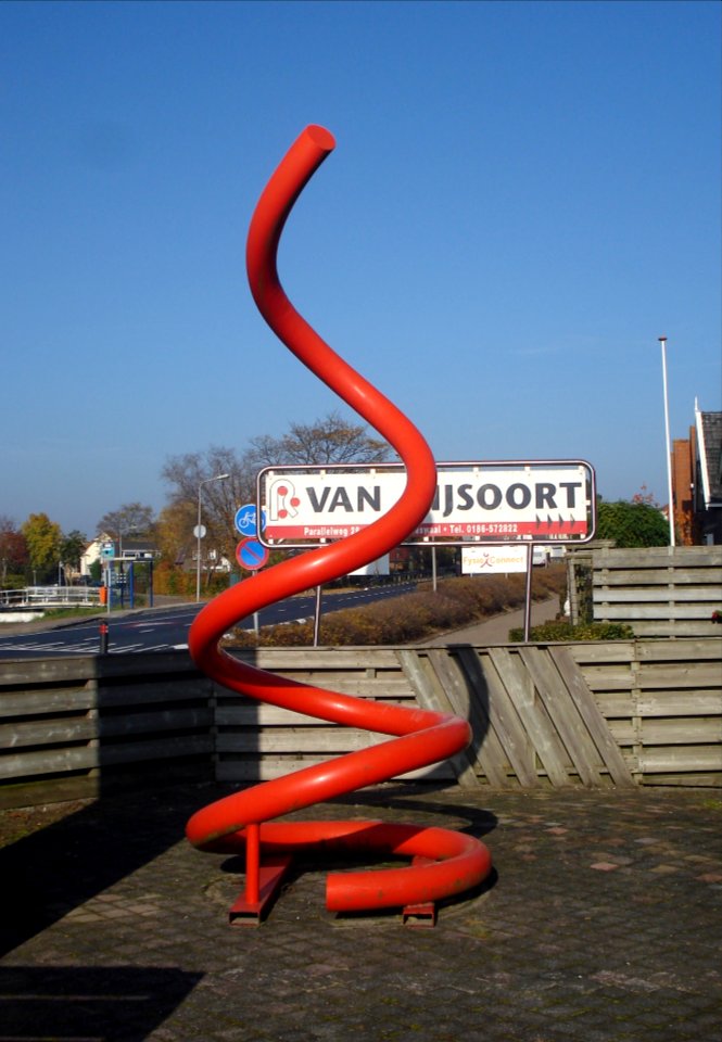 Cromstrijen kunstwerk onbekend