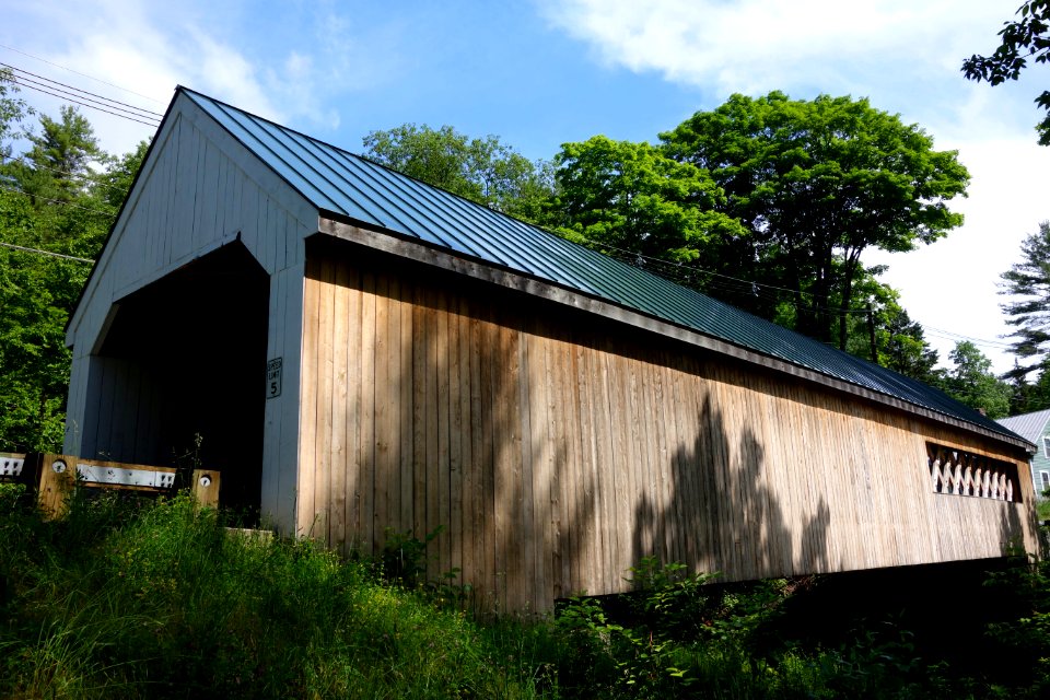 Covered bridge, exterior - Williamsville, Vermont - DSC08458