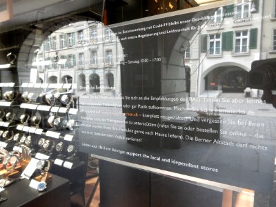 COVID-19 Closed Shop in Bern 9
